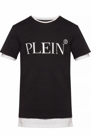 Double-layered t-shirt with logo, zdjęcie 1 Double-layered t-shirt with logo od Philipp Plein